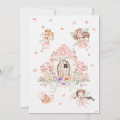 Magische Boho Sprookjestuin Wilde Bloemen Kaart (Achterkant)