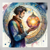 Magische Bollen Spiritualiteit Mystiek Eén Ziel Ko Poster (Voorkant)