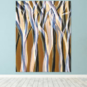 Magische bomen Natuur Abstracte Oorspronkelijke Ku Canvas Afdruk (Insitu (Houten vloer))