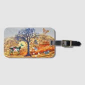 Magische Boom Bagagelabel (Voorkant (horizontaal))