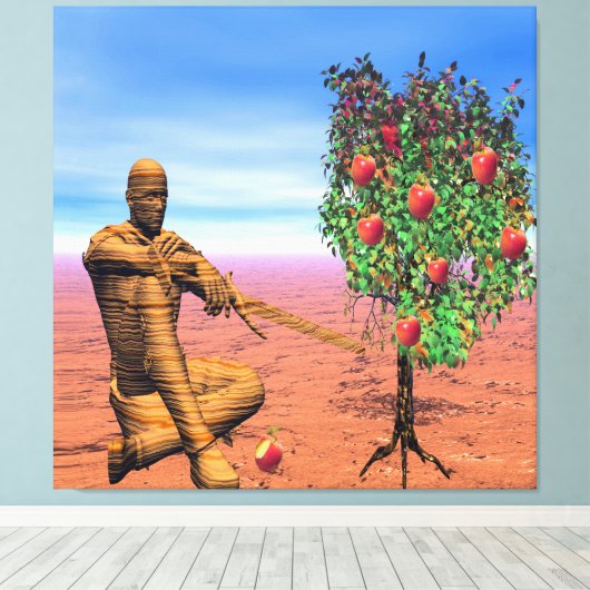 Magische Boom Canvas Afdruk (Insitu (Houten vloer))