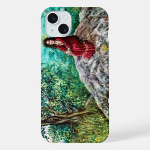 MAGISCHE BOOM / Dageraad in het bos en Dame in het iPhone 15 Plus Case
