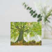 Magische boom Fantasy Fairy Forest Briefkaart (Staand voorkant)