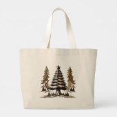 Magische boom grote tote bag (Achterkant)