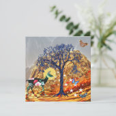 Magische boom kaart (Staand voorkant)