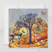 Magische boom kaart (Achterkant)