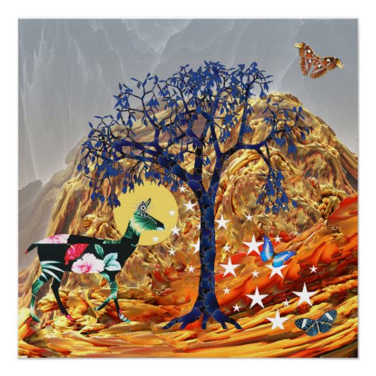 Magische boom perfect poster (Voorkant)