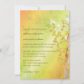 Magische Boom Poort Indie Outdoor Bruiloft Kaart (Achterkant)