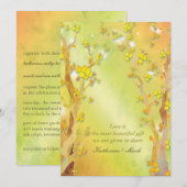 Magische Boom Poort Indie Outdoor Bruiloft Kaart (Voorkant / Achterkant)