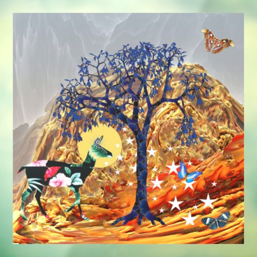 Magische boom raamsticker (Vel 3)