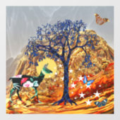 Magische boom raamsticker (Vel)