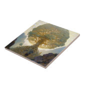 Magische boom van de surrealistische Natuur van he Tegeltje (Zijkant)