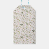 Magische bos bloemenbruiloft gunst cadeau Labels Cadeaulabel (Achterkant)