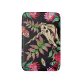 Magische bos eenhoorn donker patroon. badmat (Voorkant Verticaal)