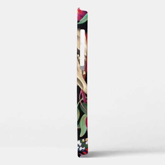 Magische bos eenhoorn donker patroon. Case-Mate iPhone case (Achterkant / Links)