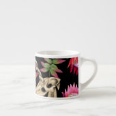 Magische bos eenhoorn donker patroon. espresso kop (Rechts)