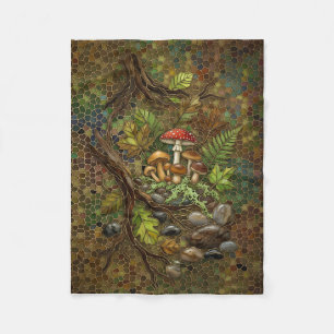 Magische Bos Paddenstoelen Bos Natuur Mos Vlies Fleece Deken