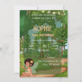 Magische Bosfee met Vlinder  Kaart (Voorkant)