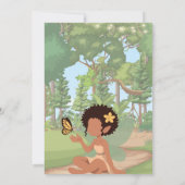 Magische Bosfee met Vlinder  Kaart (Achterkant)