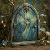 Magische Bosfee met Vlinders Decoupage Tissuepapier