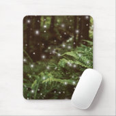 Magische bosgroene ferns sterrenlicht muismat (Met muis)