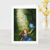 Magische BosKaart Kaart (Gele Bloem)