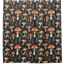 magische bospaddenstoel douchegordijn