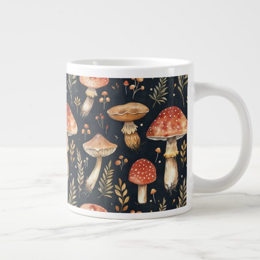 magische bospaddenstoel grote koffiekop (Rechts)