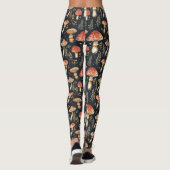magische bospaddenstoel leggings (Achterkant)