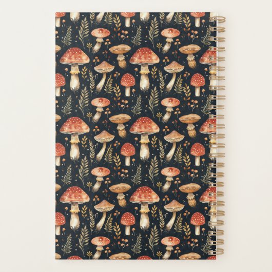 magische bospaddenstoel planner (Achterkant)