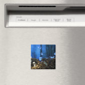 Magische Bossen met botervliegen en paddenstoelen Magneet (Insitu (Vaatwasser))