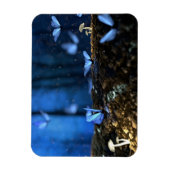 Magische Bossen met botervliegen en paddenstoelen Magneet (Verticaal)