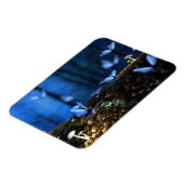 Magische Bossen met botervliegen en paddenstoelen Magneet (Linkerzijde)