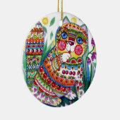 magische bronkat keramisch ornament (Rechts)