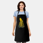 Magische bruidssluier Sparkly Gele Paddestoel Schort (Gedragen)