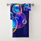 Magische bubbelkleuren bad handdoek (Insitu)