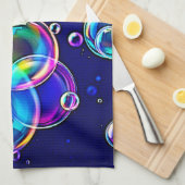 Magische bubbelkleuren theedoek (Quarter Fold)