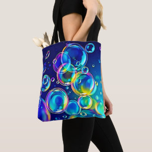 Magische bubbelkleuren tote bag