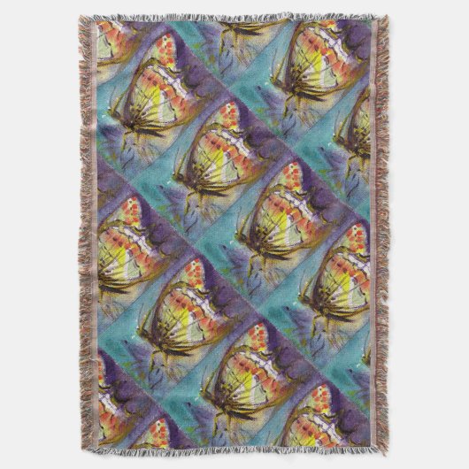 MAGISCHE BUTTERFLES DEKEN (Voorkant Verticaal)