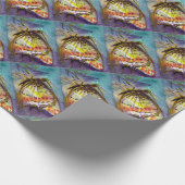 MAGISCHE BUTTERFLES IN BLAUW CADEAUPAPIER (Hoek)