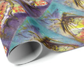 MAGISCHE BUTTERFLES IN BLAUW CADEAUPAPIER (Rol Hoek)