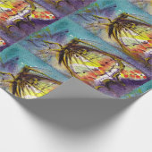 MAGISCHE BUTTERFLES IN BLAUW CADEAUPAPIER (Hoek)