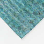 MAGISCHE BUTTERFLES IN BLAUW FLEECE DEKEN (Hoek)