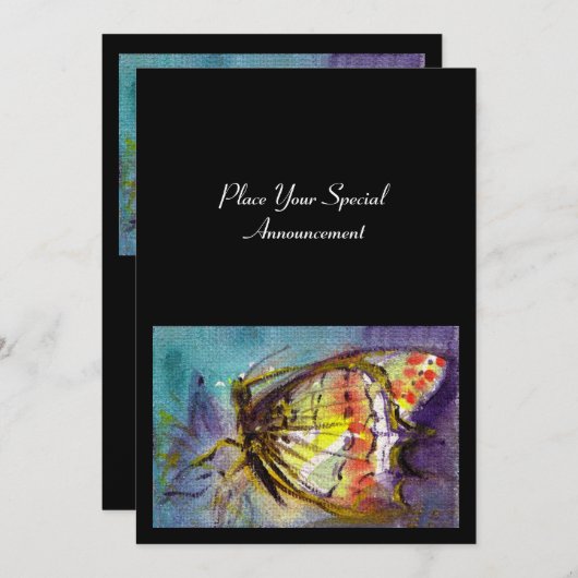 MAGISCHE BUTTERFLES KAART (Voorkant / Achterkant)