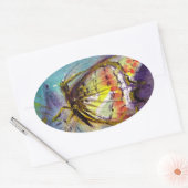 MAGISCHE BUTTERFLES OVALE STICKER (Envelop)