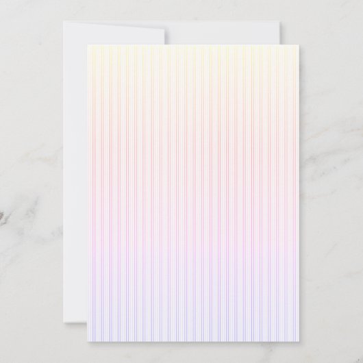 Magische Butterflies gestreept op zaterdag Kaart (Achterkant)