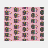 Magische Butterflies uit een Cauldron Fleece Deken (Voorkant (Horizontaal))