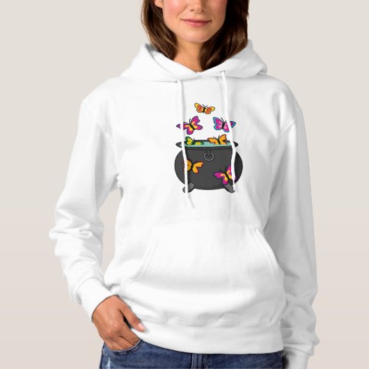 Magische Butterflies uit een Cauldron Hoodie (Voorkant)