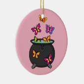 Magische Butterflies uit een Cauldron Keramisch Ornament (Rechts)