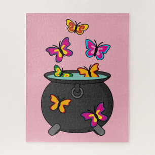 Magische Butterflies uit een Cauldron Legpuzzel